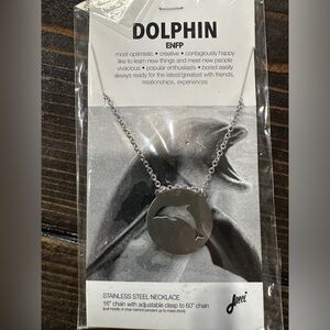 Jaeci dolphin spirit animal necklace NWT